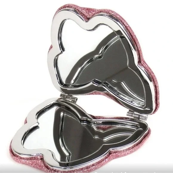 COACH Glittery Pink Butterfly Compact - Picture 3 of 5